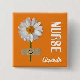 名前をカスタムするのギフトボタンナース 缶バッジ