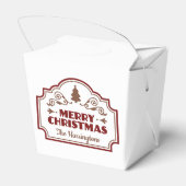 名前をカスタムするのクリスマスのお願い箱 フェイバーボックス (裏面サイド)