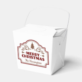 名前をカスタムするのクリスマスのお願い箱 フェイバーボックス