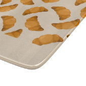 名前をカスタムするのクロワッサン模様 カッティングボード (角)