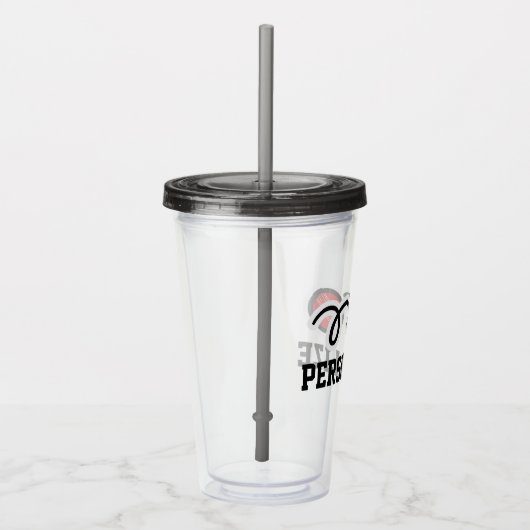 名前をカスタムするのコオロギプレーヤーのアクリルのタンブラーガラス アクリルタンブラー (右)