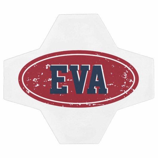 名前をカスタムするのサッカーボールのギフトと色付きロゴ サッカーボール (フラット)