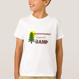 名前をカスタムするのサマーキャンプ Tシャツ