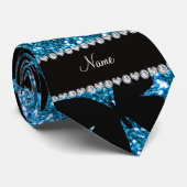 名前をカスタムするのスカイブルーのグリッターの蝶 ネクタイ (ロール)