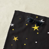 名前をカスタムするのスーパースターのビーチタオル ビーチタオル (インサイチュ)