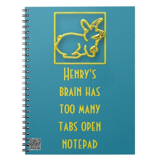 名前をカスタムするのタブ数が多すぎるため、スパイラルノートブックを開けない ノートブック (正面)