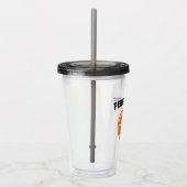 名前をカスタムするのバスケットボールのアクリルのタンブラーガラス アクリルタンブラー (右)