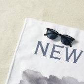 名前をカスタムするのビーチタオル自由の女神 ビーチタオル (インサイチュ)