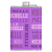 名前をカスタムするのフラスコ フラスク (裏面)