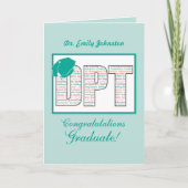 名前をカスタムするの医者フィジカルセラピーの卒業DPT カード (正面)