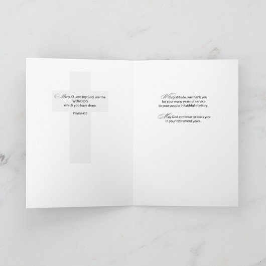 名前をカスタムするの司祭の退職、Blの金ゴールドの聖餐杯、 カード (内部)