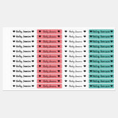 名前をカスタムするの子供服ラベル、保育園ラベル ラベル (シート)