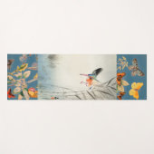 名前をカスタムするの日本人のプリントのハチドリのヨガのマット ヨガマット (正面(横))