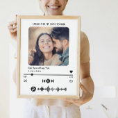 名前をカスタムするの特別な曲ミュージックプレーヤーのスタイル写真 ポスター