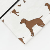 名前をカスタムするの白いドイツshorthairedポインター犬 フリースブランケット (角)