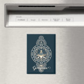 名前をカスタムするの神聖な星の疑問に思装飾曼荼羅 マグネット (インサイチュ (食洗機))