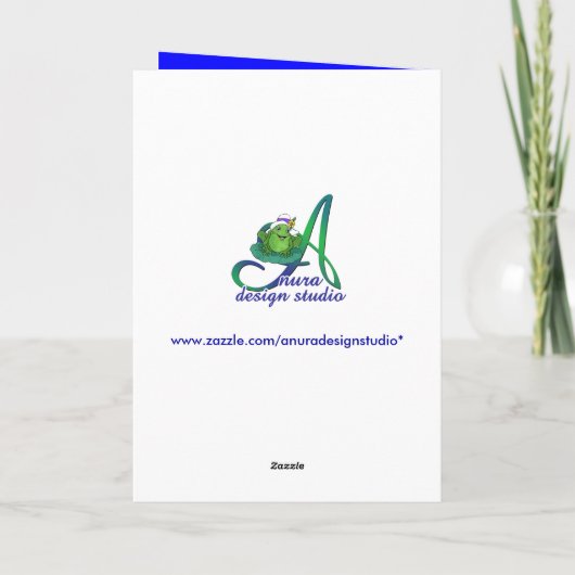 名前をカスタムするの第6誕生日の星 カード (裏面)