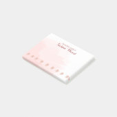 名前をカスタムするの花の水彩画の後it®ノート ポストイット (アングル)