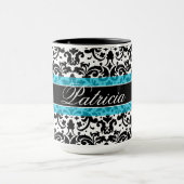 名前をカスタムするの芸術のデザイン マグカップ (中央)