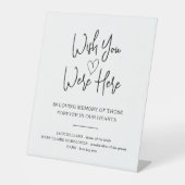 名前をカスタムするの追悼結婚記 台座サイン (正面)