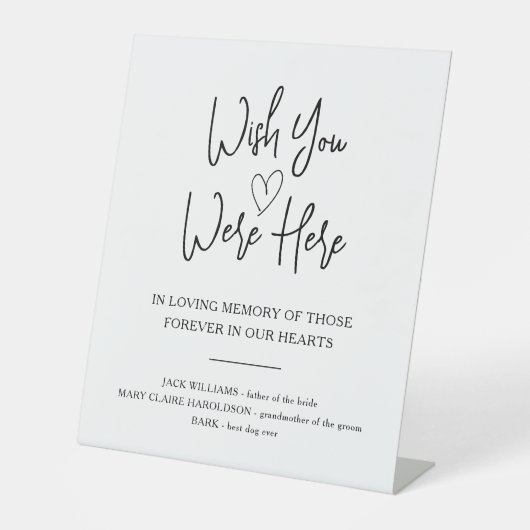 名前をカスタムするの追悼結婚記 台座サイン (正面)