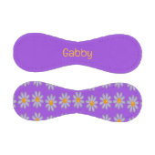 名前をカスタムするの青い花を紫に 野球ボール (パネル)