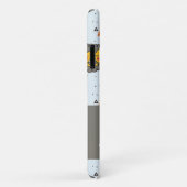 名前をカスタムするの頭が青い Case-Mate iPhoneケース (裏面/右)