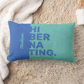 名前をカスタムするの「休止状態」装飾用クッション ランバークッション (ブランケット)