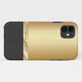 名前をカスタムするのiPhone 5の場合とのエレガントな金ゴールド Case-Mate iPhoneケース (裏面(横))