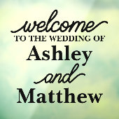 名前をカスタムするは私たち結婚の鏡へようこそ ウィンドウサイン (シート3)