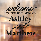 名前をカスタムするは私たち結婚の鏡へようこそ ウィンドウサイン (シート2)