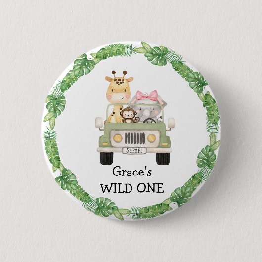 名前をカスタムするは1つのボタン 缶バッジ (正面)