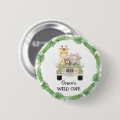 名前をカスタムするは1つのボタン 缶バッジ (正面&裏面)