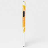 名前をカスタムするひまわりフローラ iPhoneケース (右側)