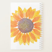 名前をカスタムするひまわり2023 プランナー手帳 (裏面)