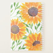 名前をカスタムするひまわり プランナー手帳 (裏面)