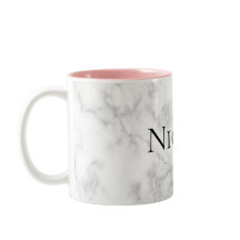 名前をカスタムするまたは色のエレガントで白い大理石のプリント