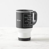 名前をカスタムするやる気を起こさせる引用文 トラベルマグ (正面右)