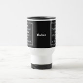 名前をカスタムするやる気を起こさせる引用文 トラベルマグ (中央)