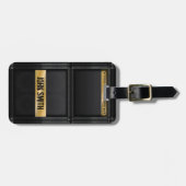 名前をカスタムするを用いるギターamp ラゲッジタグ (正面横)