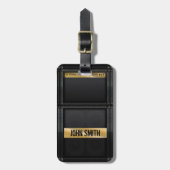 名前をカスタムするを用いるギターamp ラゲッジタグ (正面縦)