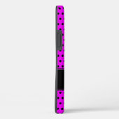 名前をカスタムするを驚かせる黒とピンク Case-Mate iPhoneケース (裏面 / 右)