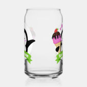 名前をカスタムするアイスクリームペンギン ガラス缶 (左)