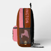 名前をカスタムするアイスクリーム プリントバックパック (右)