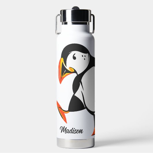 名前をカスタムするアイスランド ウォーターボトル (正面)