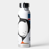 名前をカスタムするアイスランド ウォーターボトル (左面)