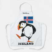 名前をカスタムするアイスランド エプロン (正面)
