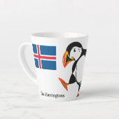 名前をカスタムするアイスランド カフェラテマグ (左アングル)