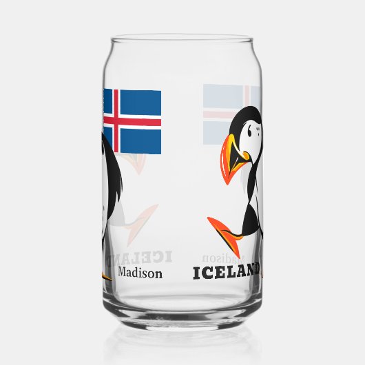 名前をカスタムするアイスランド ガラス缶 (右)