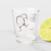 名前をカスタムするアイスランド ショットグラス (裏面)